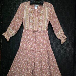 The Fox and The Mermaid Venice, CA Boho Maxi Dress S/M